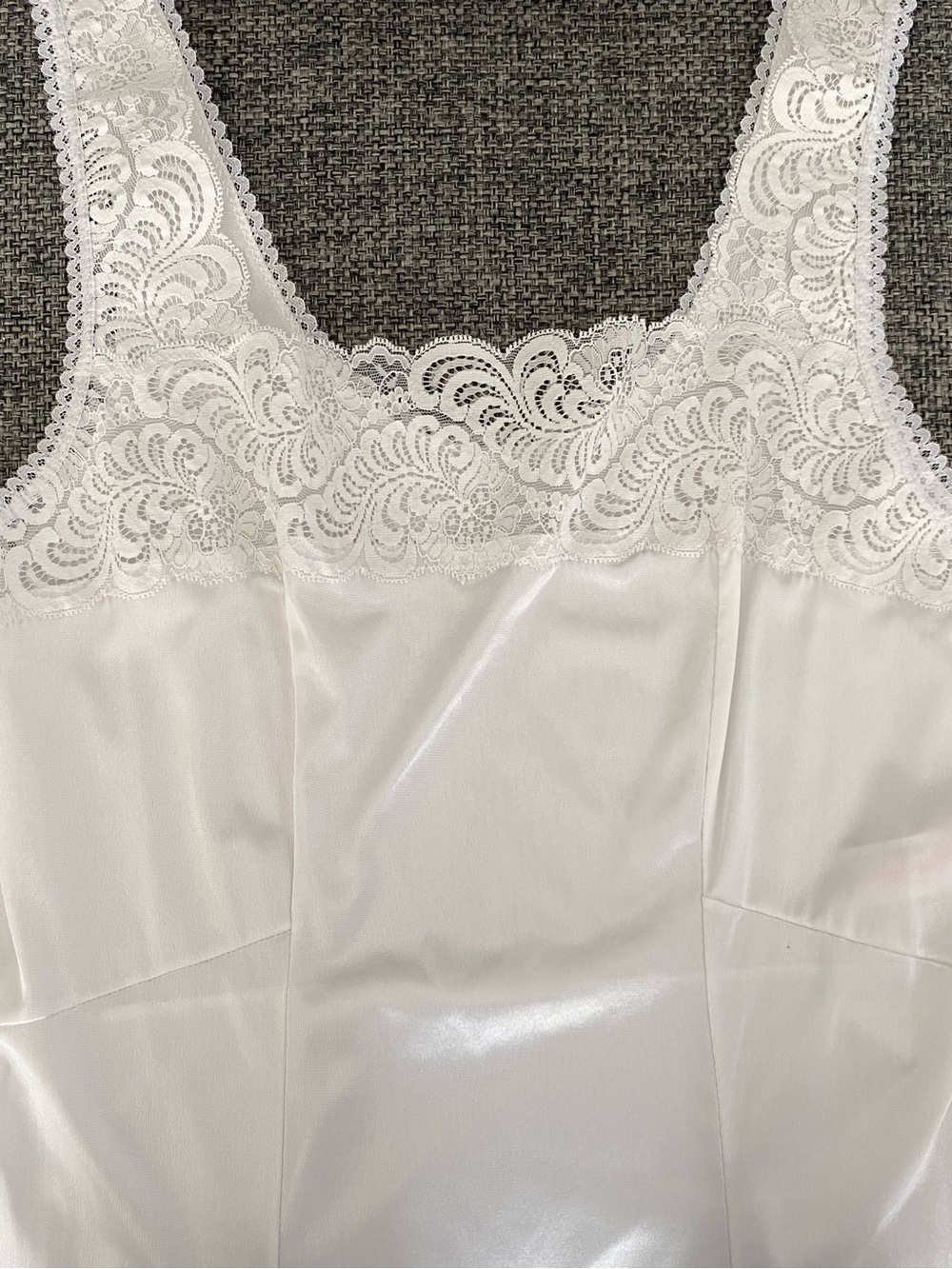 Vintage White & Lace Slip Jessica